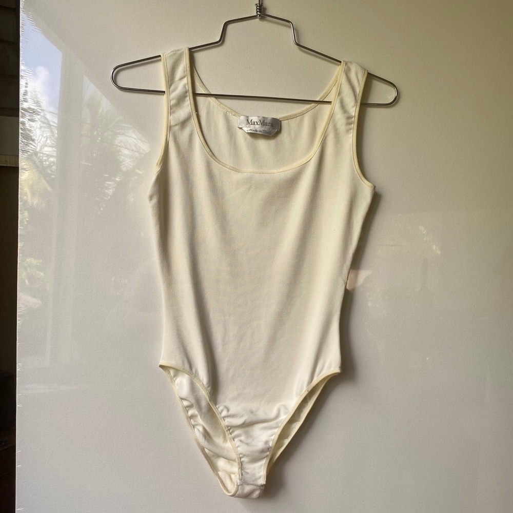 Max Mara White Bodysuit
